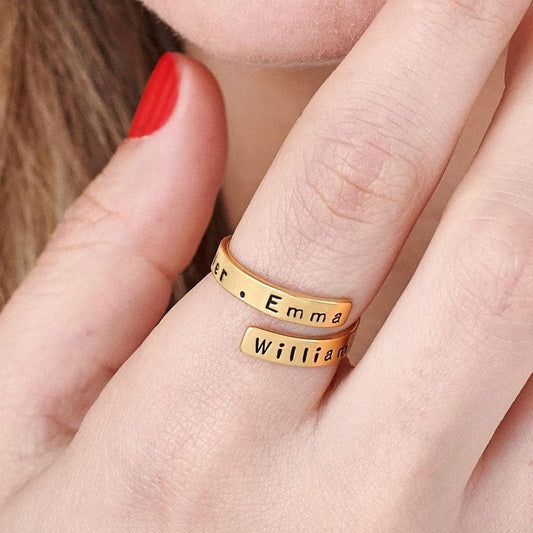 Custom Gold Plated Couple ring