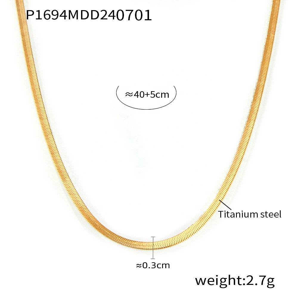 22K Gold Plated Rayna Glow Necklace