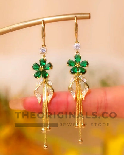 18k Gold Plated Floral Lace Delights